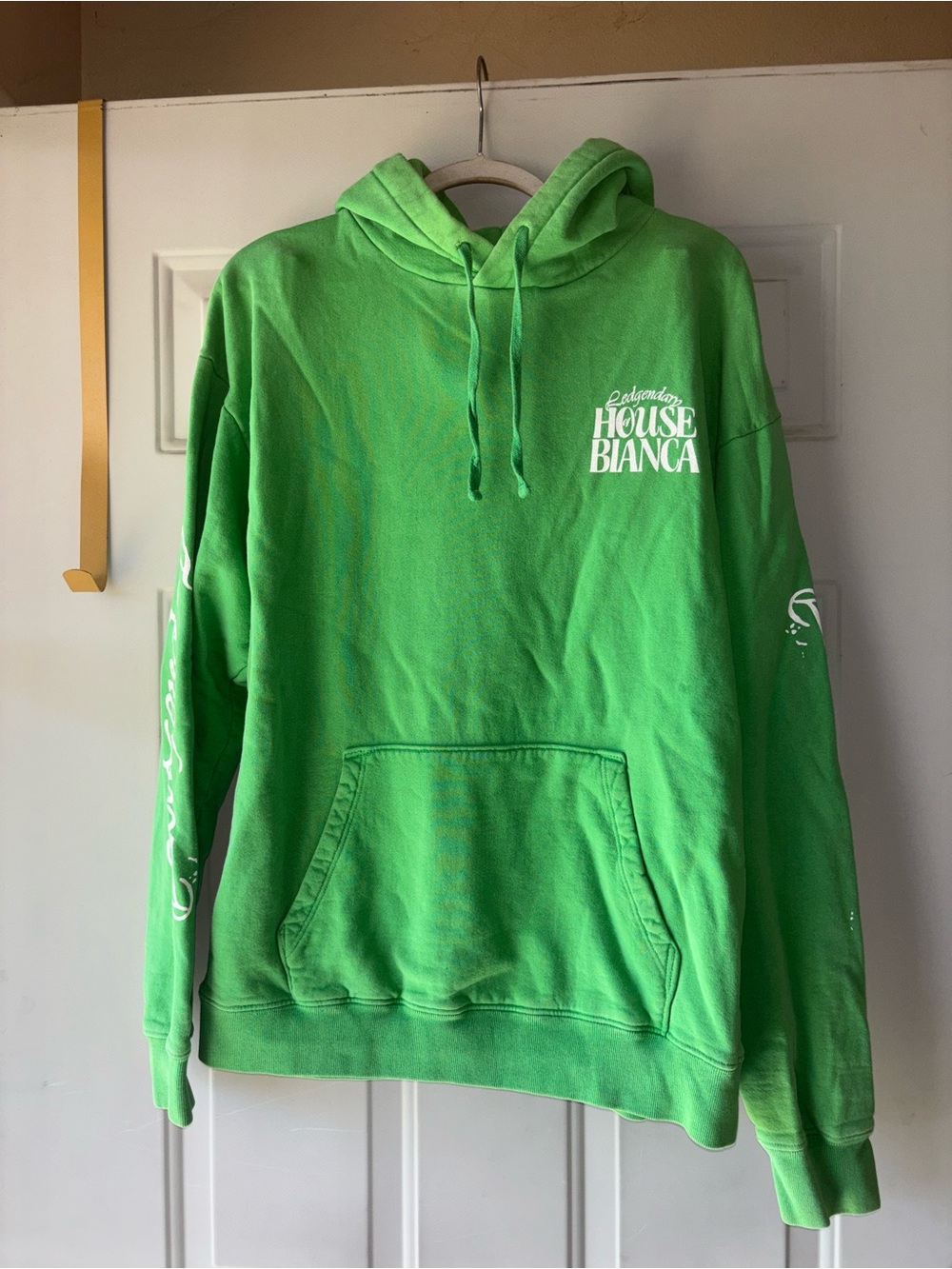 Bianca Chandon House of Bianca green hoodie size L